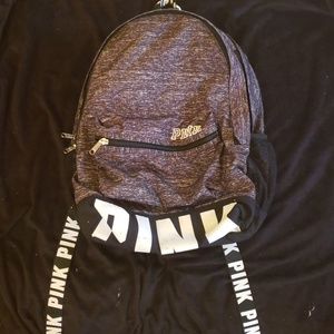 Pink backpack